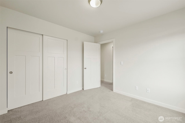 9018 Viola St SE, Tumwater, WA 98501 - unfurnished bedroom with light carpet and a closet