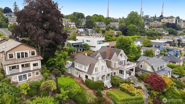 526 W Kinnear Pl, Seattle, WA 98119 - aerial view of residential area