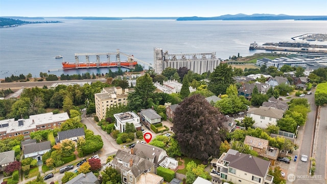 526 W Kinnear Pl, Seattle, WA 98119 - aerial view of a water and mountain view