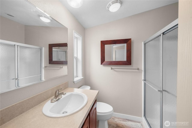 1000 State Route 150 Unit 18, Manson, WA 98831 - bathroom featuring vanity and a stall shower