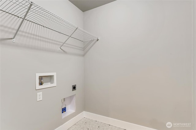 411 205th St SW Unit A, Lynnwood, WA 98036 - laundry area featuring hookup for an electric dryer and washer hookup