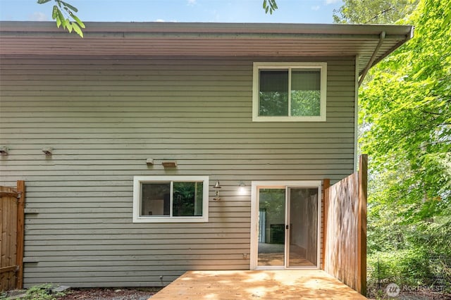 31308 107th Pl SE Unit B1, Auburn, WA 98092 - back of property with a wooden deck