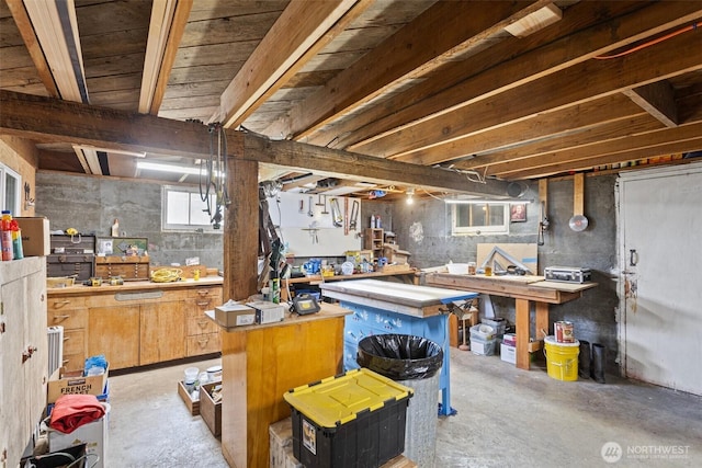 13402 Spring Site Rd E, Orting, WA 98360 - below grade area featuring a workshop area