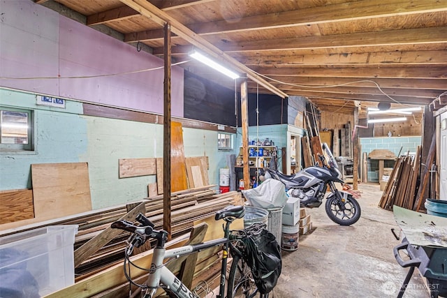 13402 Spring Site Rd E, Orting, WA 98360 - basement featuring concrete block wall