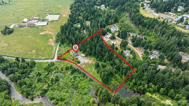 13402 Spring Site Rd E, Orting, WA 98360 - view of property location with property parcel outlined
