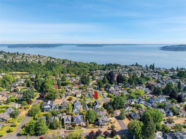 3402 N 28th St, Tacoma, WA 98407 - aerial view of residential area with a nearby body of water