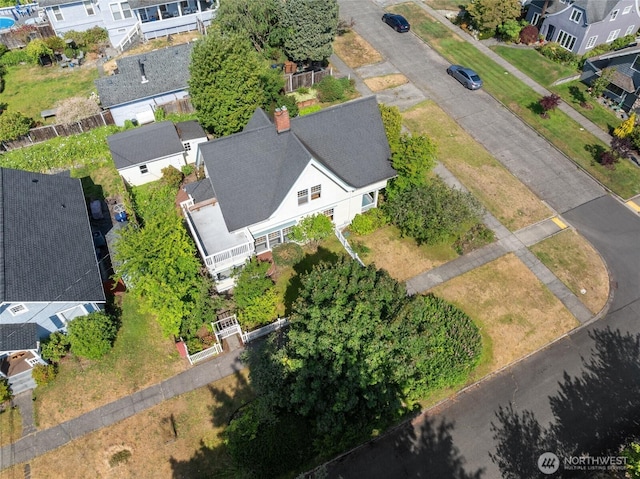 3402 N 28th St, Tacoma, WA 98407 - aerial overview of property's location featuring nearby suburban area