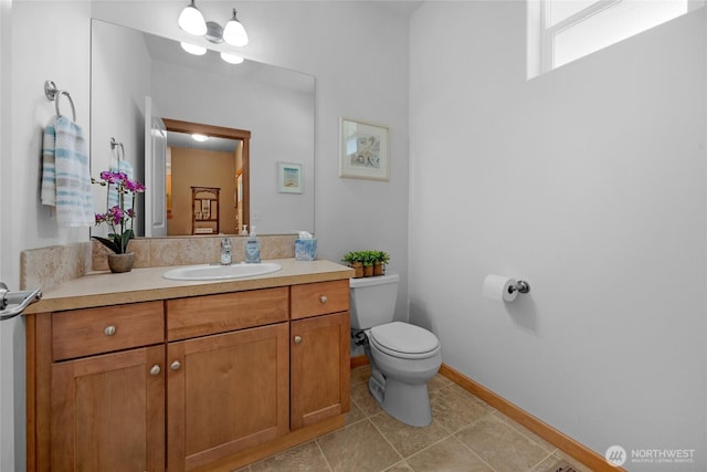17356 Red Hawk Ct, Mount Vernon, WA 98274 - half bath featuring vanity and tile patterned floors