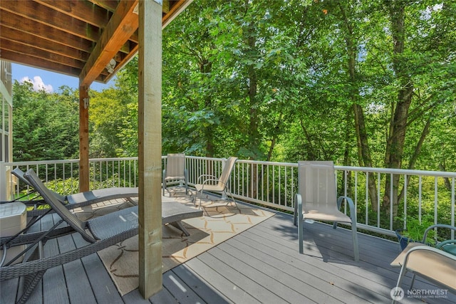17356 Red Hawk Ct, Mount Vernon, WA 98274 - view of wooden deck
