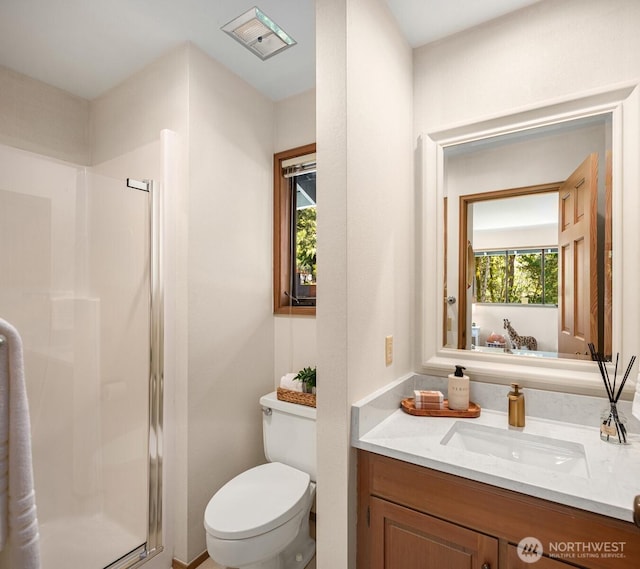 6160 W Mercer Way, Mercer Island, WA 98040 - full bath with vanity and a stall shower