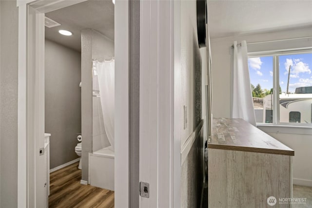 2440 Rock Island Rd, East Wenatchee, WA 98802 - detailed view of wood finished floors and baseboards