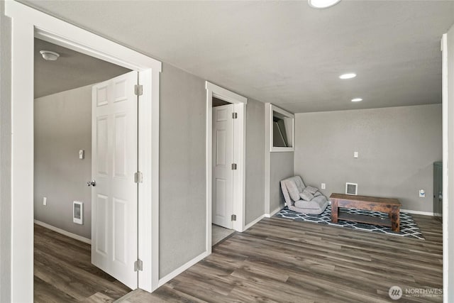 2440 Rock Island Rd, East Wenatchee, WA 98802 - hall with wood finished floors and recessed lighting