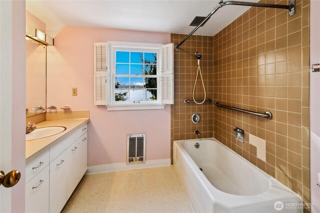 2425 Evergreen Point Rd, Medina, WA 98039 - full bath featuring vanity and shower / washtub combination