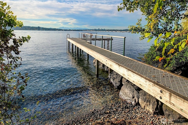 2425 Evergreen Point Rd, Medina, WA 98039 - dock with a water view
