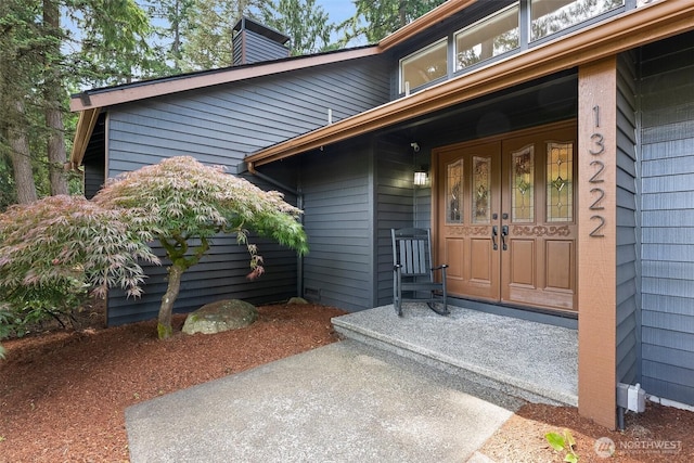 13222 76th Avenue Ct E, Puyallup, WA 98373 - entrance to property with a chimney