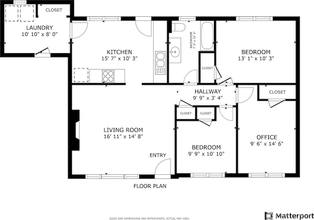 1921 Mountain View Dr, Mount Vernon, WA 98273 - view of floor plan / room layout