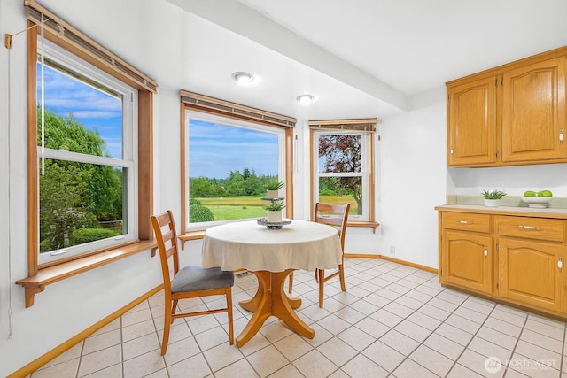 5788 Hannegan Rd, Bellingham, WA 98226 - dining space featuring baseboards and light tile patterned flooring