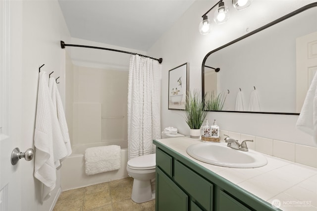 10307 140th Street Ct E Unit 3, Puyallup, WA 98374 - bathroom featuring vanity and shower / tub combo with curtain
