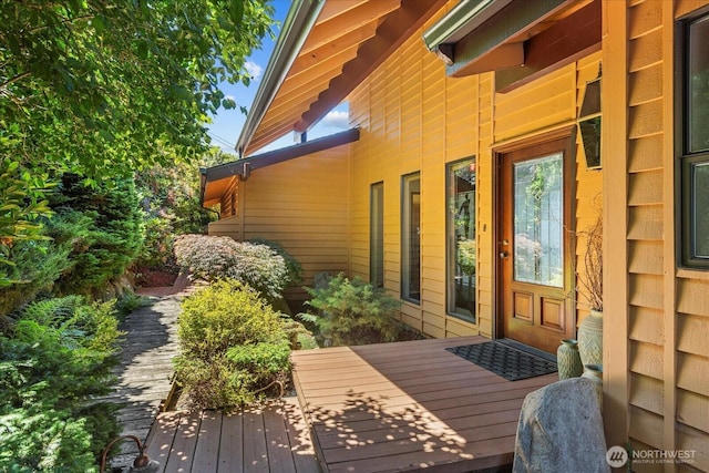 1125 Vista Pl, Edmonds, WA 98020 - view of wooden deck