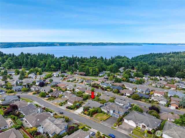 1871 Hillside Dr NE, Tacoma, WA 98422 - aerial view of residential area with a nearby body of water