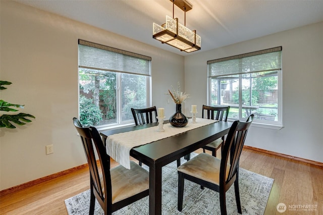 1732 NW 29th Cir, Camas, WA 98607 - dining area featuring light wood-style flooring and baseboards