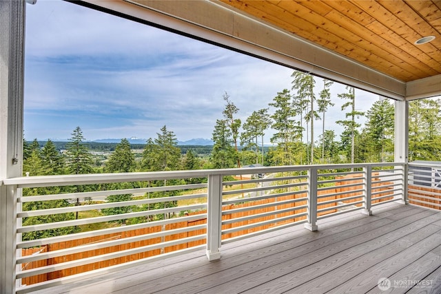 1995 NW Rustling Fir Ln, Silverdale, WA 98383 - deck with a mountain view