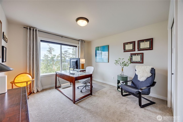 1995 NW Rustling Fir Ln, Silverdale, WA 98383 - office with light colored carpet and baseboards