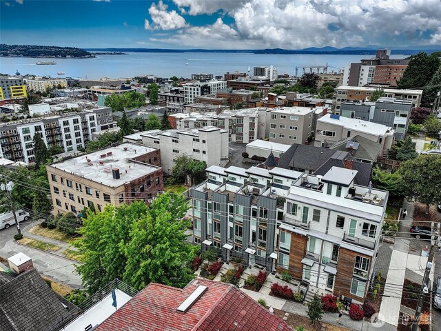823 Warren Ave N, Seattle, WA 98109 - bird's eye view of a large body of water