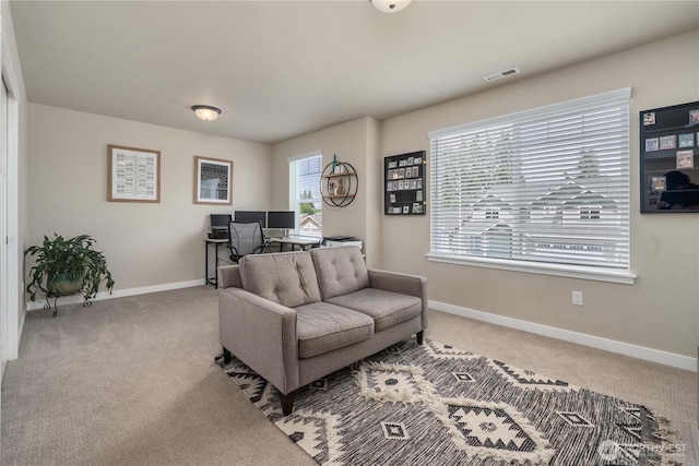 3294 Prill Rd, Centralia, WA 98531 - living area with carpet floors and a desk