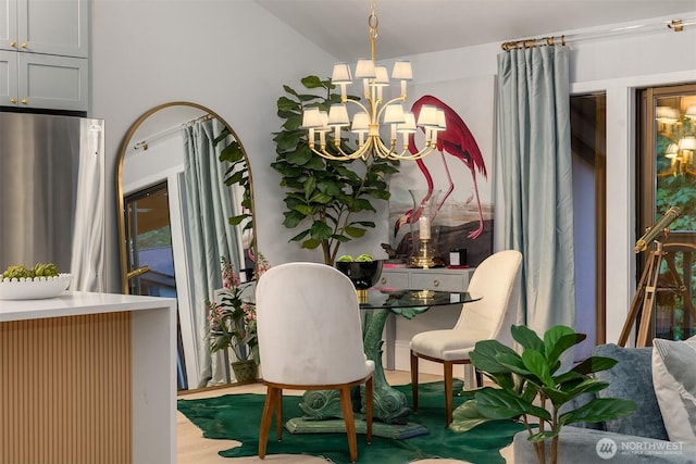 1518 NE 140th St Unit C6, Seattle, WA 98125 - dining room with a chandelier