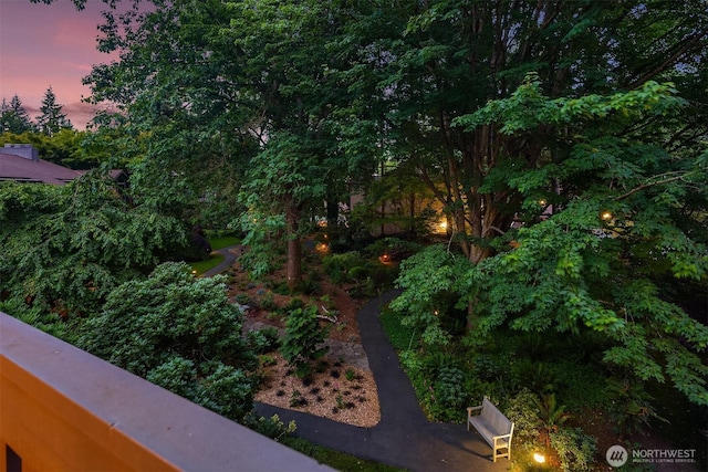 1518 NE 140th St Unit C6, Seattle, WA 98125 - view of yard at dusk