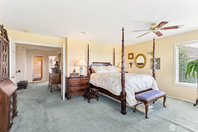 5422 21st Avenue Ct NE, Tacoma, WA 98422 - carpeted bedroom featuring a ceiling fan and baseboards