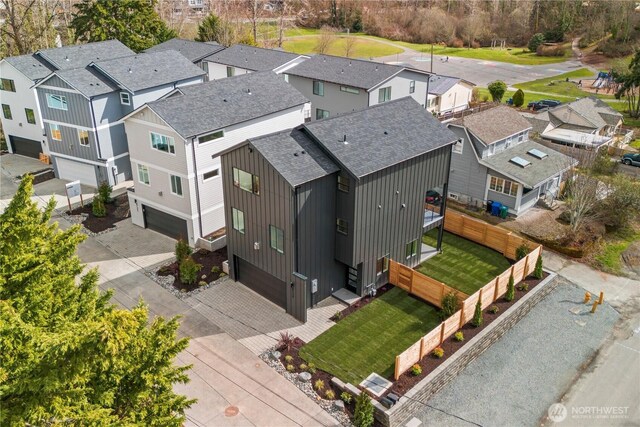 6732 21st Ave SW, Seattle, WA 98106 - aerial perspective of suburban area