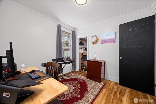 2413 Queen St, Bellingham, WA 98229 - office area with crown molding and wood finished floors