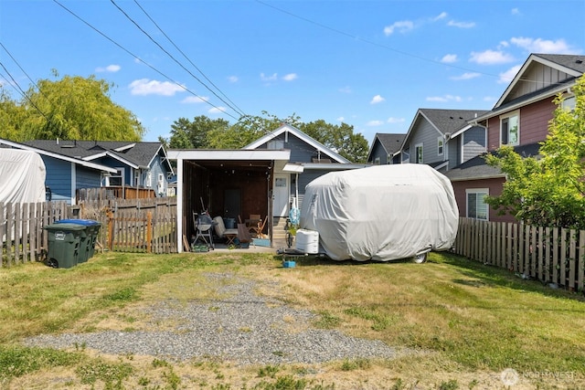 2413 Queen St, Bellingham, WA 98229 - fenced backyard with a residential view