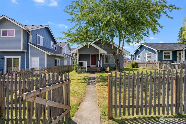 2413 Queen St, Bellingham, WA 98229 - view of front of house with a fenced backyard
