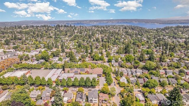 6209 32nd Ave NE, Seattle, WA 98115 - aerial perspective of suburban area featuring a nearby body of water
