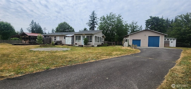 41427 Mountain View Pl E, Gold Bar, WA 98251 - view of front of property with an outbuilding and a detached garage