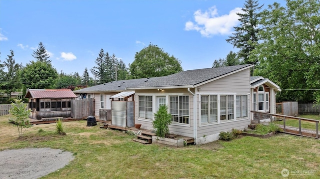 41427 Mountain View Pl E, Gold Bar, WA 98251 - rear view of house featuring an outbuilding