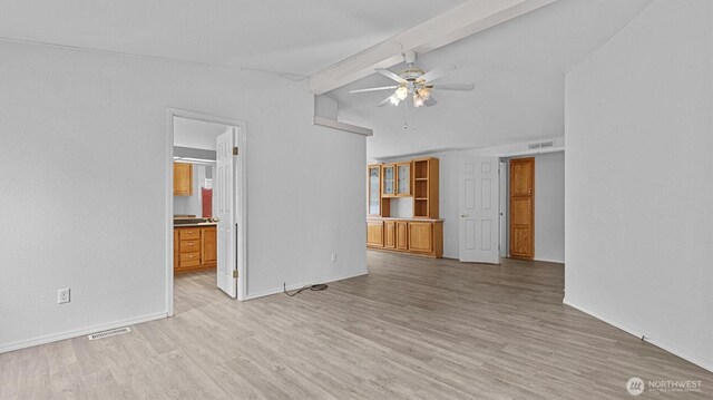 41427 Mountain View Pl E, Gold Bar, WA 98251 - unfurnished room featuring light wood-type flooring and a ceiling fan