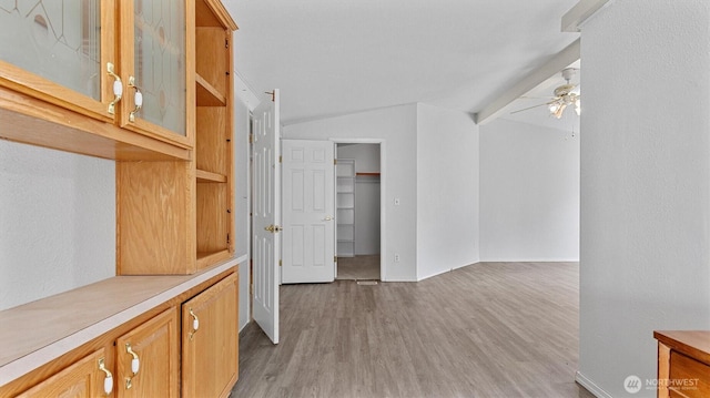 41427 Mountain View Pl E, Gold Bar, WA 98251 - interior space featuring light wood-style flooring and lofted ceiling