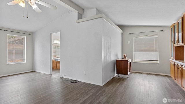 41427 Mountain View Pl E, Gold Bar, WA 98251 - unfurnished bedroom with wood finished floors and a ceiling fan