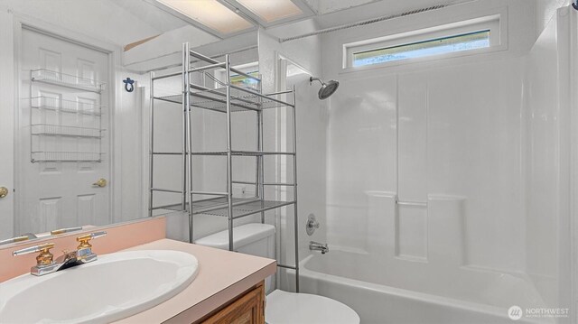 41427 Mountain View Pl E, Gold Bar, WA 98251 - bathroom with vanity and tub / shower combination