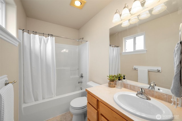 2108 S 18th St, Mount Vernon, WA 98274 - bathroom featuring vanity and shower / bathtub combination with curtain