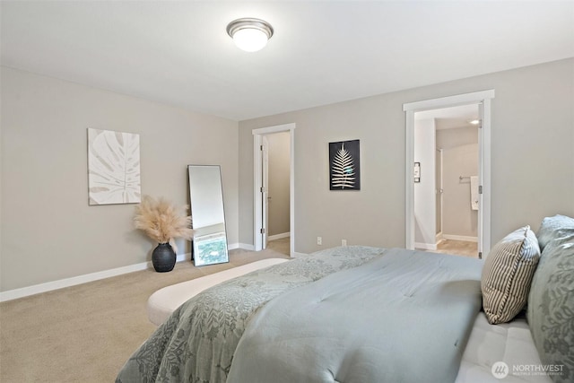 2733 Teal Lake Rd, Port Ludlow, WA 98365 - carpeted bedroom featuring baseboards and ensuite bathroom