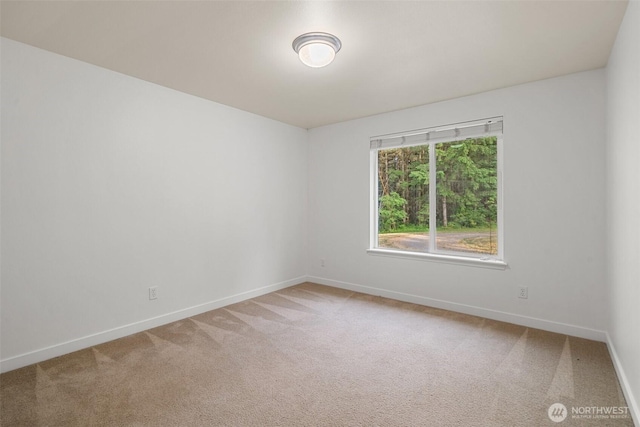 2733 Teal Lake Rd, Port Ludlow, WA 98365 - unfurnished room with baseboards and light colored carpet