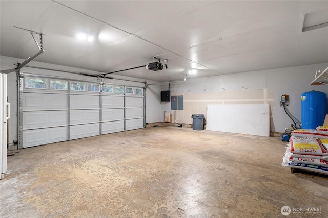 2733 Teal Lake Rd, Port Ludlow, WA 98365 - garage featuring a garage door opener and electric panel