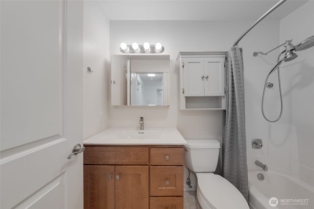 6055 35th Ave SW Unit 308, Seattle, WA 98126 - full bathroom featuring vanity and shower / bath combination with curtain