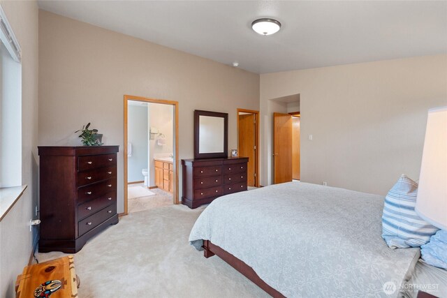5207 170th St E, Tacoma, WA 98446 - bedroom with light colored carpet and connected bathroom