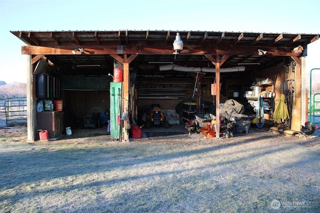 79 Duck Lake Rd, Omak, WA 98841 - view of pole building with a carport